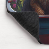 Australian Terrier on Paddle: Ein Landschaftliches Mousepad (Ecke)