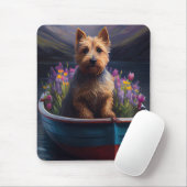 Australian Terrier on Paddle: Ein Landschaftliches Mousepad (Mit Mouse)