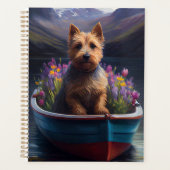 Australian Terrier on Paddle: Ein Landschaftliches Planer (Vorderseite)