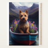 Australian Terrier on Paddle: Ein Landschaftliches Planer (Rückseite)