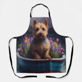 Australian Terrier on Paddle: Ein Landschaftliches Schürze (Vorderseite)