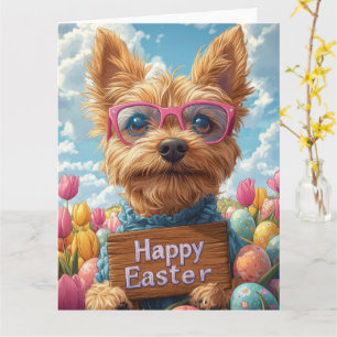 Australian Terrier Ostereier Karte