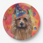 Australian Terrier Pappteller (Vorderseite)