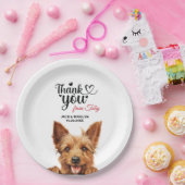 Australian Terrier Pappteller (Party)