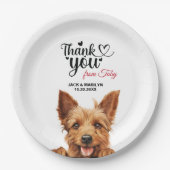 Australian Terrier Pappteller (Vorderseite)