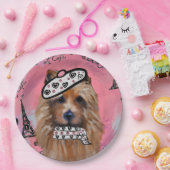 Australian Terrier Pappteller (Party)