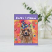 Australian Terrier Postkarte (Stehend Vorderseite)