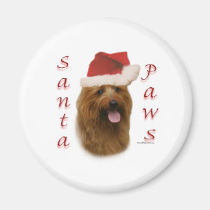 Australian Terrier Santa Paws Magnet