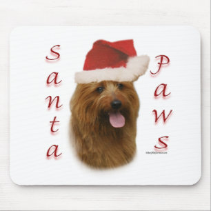 Australian Terrier Santa Paws Mousepad