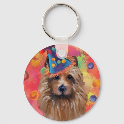 Australian Terrier Schlüsselanhänger (Vorderseite)