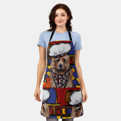 Australian Terrier Schürze (Getragen)