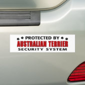 Australian Terrier Security Autoaufkleber (Auf Auto)