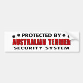 Australian Terrier Security Autoaufkleber (Vorne)