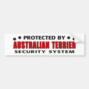 Australian Terrier Security Autoaufkleber
