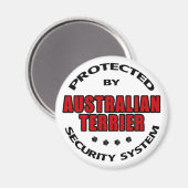 Australian Terrier Security Magnet (Vorderseite/Rückseite)