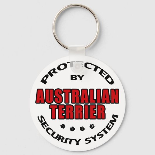 Australian Terrier Security Schlüsselanhänger (Vorderseite)