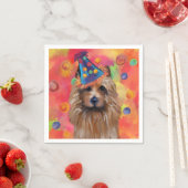 Australian Terrier Serviette (Beispiel)
