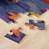 Australian Terrier Trick-or-Treating zu Halloween Puzzle (Seite)