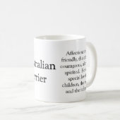 Australian Terrier Trivia Tasse (VorderseiteRechts)