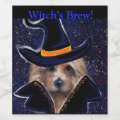 Australian Terrier Weinetikett (Einzelnes Label)