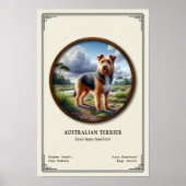 Australian Terrier Zoology Series Poster (Vorne)