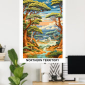 Australian Travel Poster, Kakadu, NT Poster (Heimbüro)