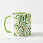 Australian Wattle Pattern Coffee Tasse (Links)