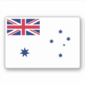 Australian White Ensign Aufkleber (Vorderseite)