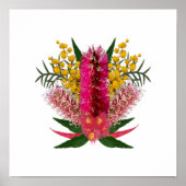 Australian Wild Blume Bouquet Poster (Vorne)