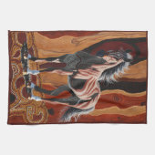 Australian Wild Brumby Geschirrtuch (Horizontal)