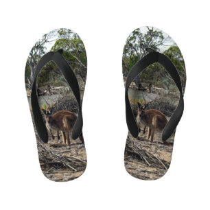 Australian Wild Bush Kangaroo, Kinderbadesandalen
