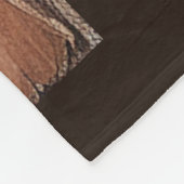 Australian Wild Lizard Wildlife Scene Fleecedecke (Ecke)