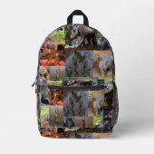 Australian Wildlife: A Heartwarming Foto Collage" Bedruckter Rucksack (Vorderseite)