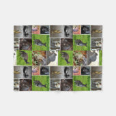 Australian Wildlife Collage, Fleecedecke (Vorderseite (Horizontal))