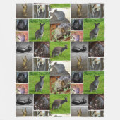 Australian Wildlife Collage, Fleecedecke (Vorderseite)