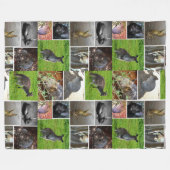 Australian Wildlife Collage, Fleecedecke (Vorderseite (Horizontal))