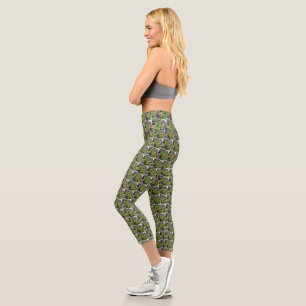 Australian Wildlife Foto Collage, Capri Leggings