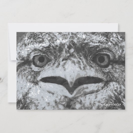 Australian Wildlife, Nature's Curmudgeon, Animal Einladung (Vorderseite)