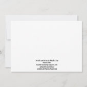 Australian Wildlife, Nature's Curmudgeon, Animal Einladung (Rückseite)