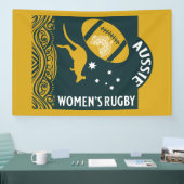 Australian Women's Rugby Sport Banner (Messe)