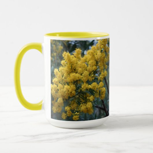 Australian Yellow Wattle Tree, Tasse (Links)