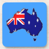 Australiana Getränkeuntersetzer (Vorderseite)