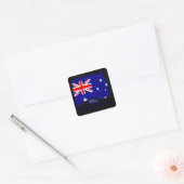 Australiana Quadratischer Aufkleber (Umschlag)