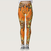 AUSTRALIANISCHE KUNST LEGGINGS (Vorderseite)