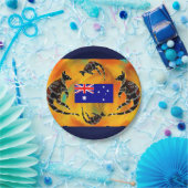 AUSTRALIANISCHE KUNST PAPPTELLER (Party)