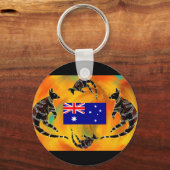 AUSTRALIANISCHE KUNST SCHLÜSSELANHÄNGER (Vorderseite)