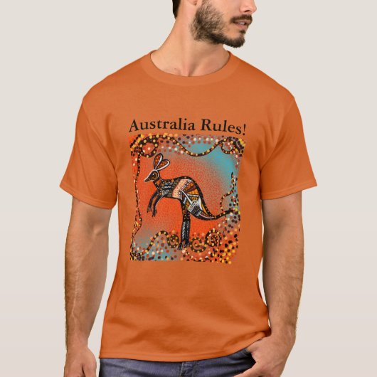 AUSTRALIANISCHE KUNST T-Shirt (Vorderseite)