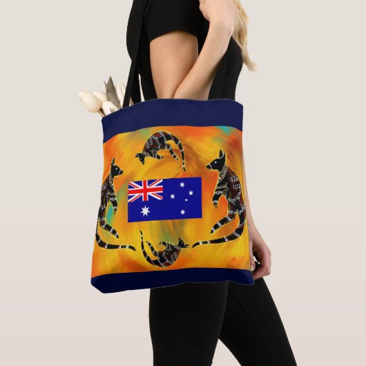 AUSTRALIANISCHE KUNST TASCHE (Von Nahem)