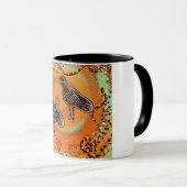 AUSTRALIANISCHE KUNST TASSE (VorderseiteRechts)