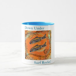 AUSTRALIANISCHE KUNST TASSE